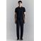Mango Man slim polo donkerblauw