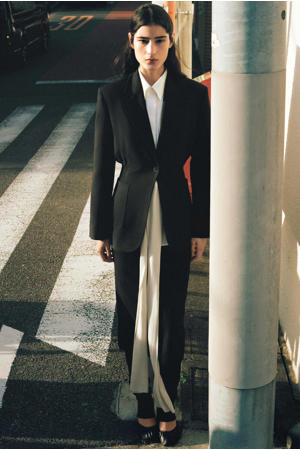 getailleerde blazer zwart