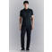 Mango Man slim polo donkerblauw