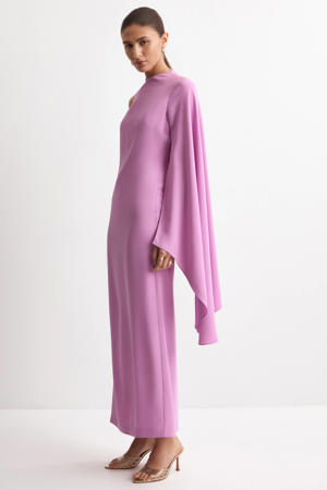 maxi jurk roze