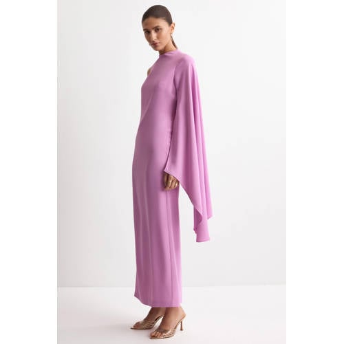 Mango maxi jurk roze afbeelding