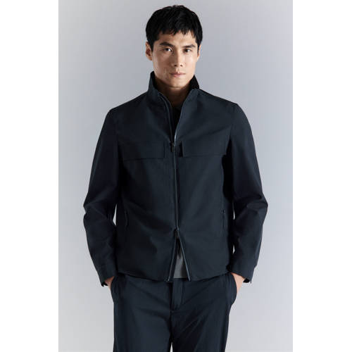 Mango Man tussenjas donkerblauw afbeelding