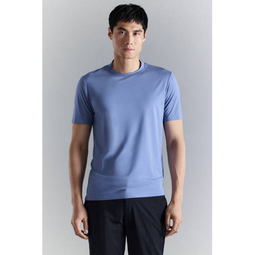 Mango Man slim T-shirt blauw afbeelding