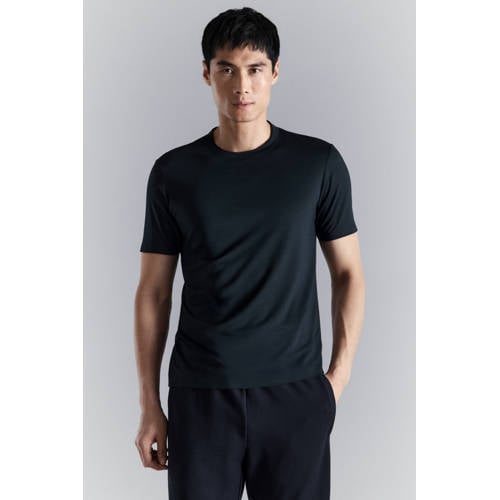 Mango Man slim T-shirt donkerblauw afbeelding