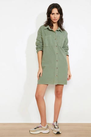 corduroy blousejurk kaki