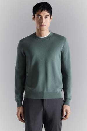 gebreide trui groen