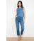 LOLALIZA denim gilet medium blue denim