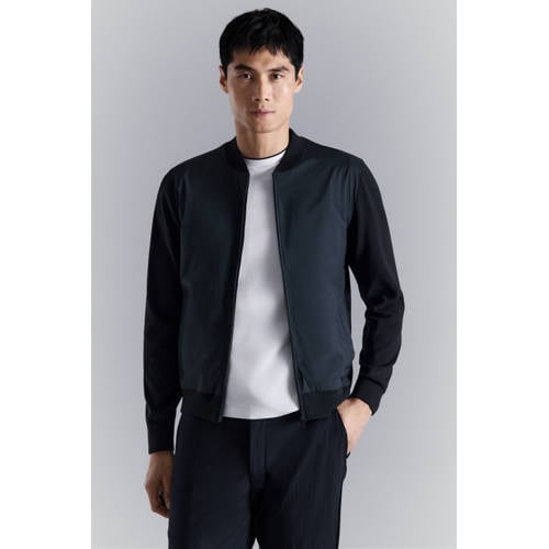 Mango Man bomberjack donkerblauw afbeelding
