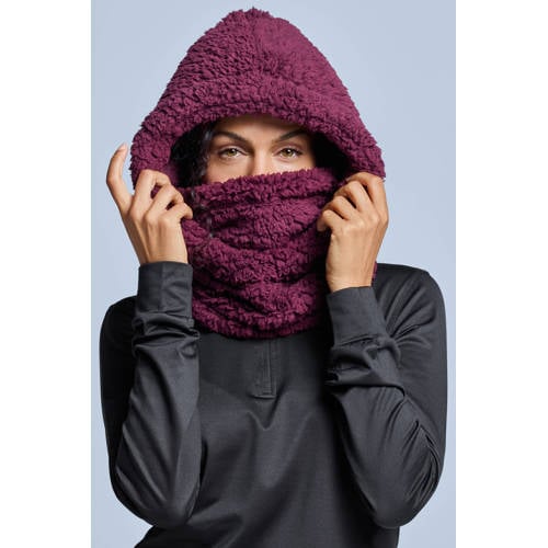 Poederbaas balaclava donkerrood afbeelding