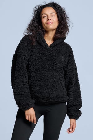 teddy sweater Four Seasons zwart