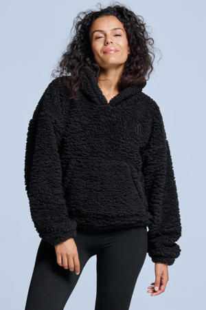 teddy sweater Four Seasons zwart