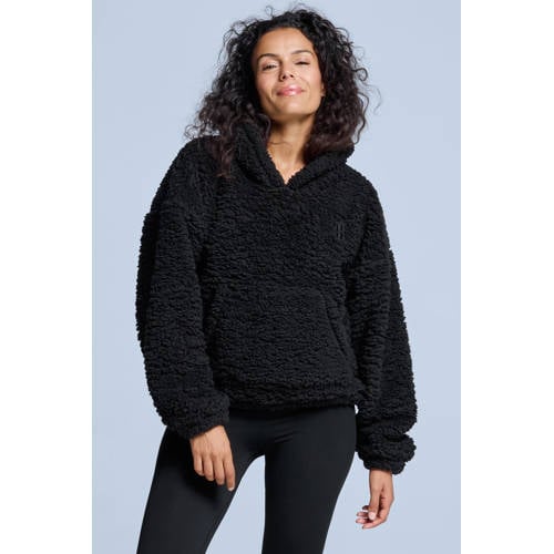 Poederbaas teddy sweater Four Seasons zwart afbeelding