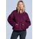 Poederbaas teddy sweater Four Seasons donkerrood