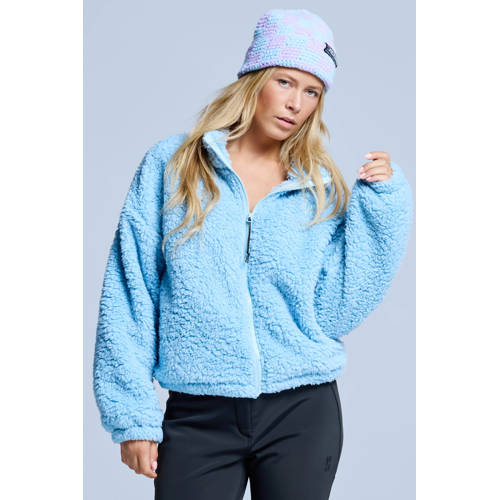 Poederbaas fleece vest Four Seasons lichtblauw afbeelding