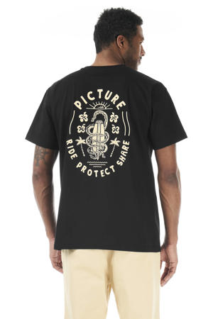 T-shirt zwart