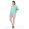 Picture hoodie  Queran lichtgroen