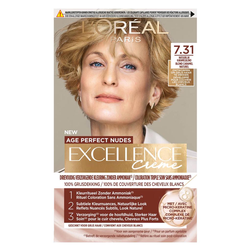 L'Oréal Paris Excellence Crème Age Perfect Nudes - 7.31 Karamelblond