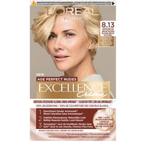 L'Oréal Paris Excellence Crème Age Perfect Nudes - 8.13 Beige Blond afbeelding