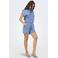 JDY regular waist short light blue denim