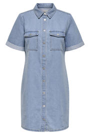 thumbnail: JDY blousejurk gebreid light blue denim