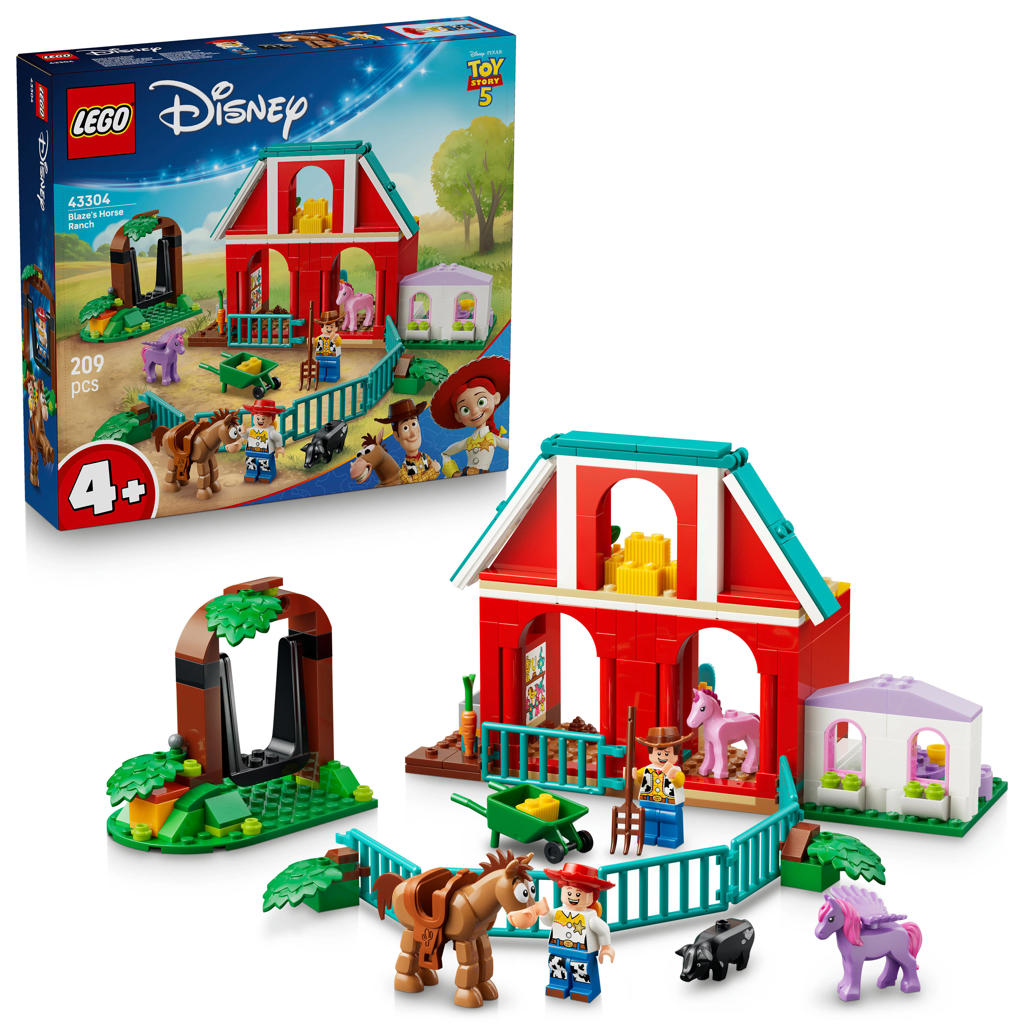 LEGO Disney Pixar en Disney Toy Story 5 Blaze's Paardenranch Set 43304