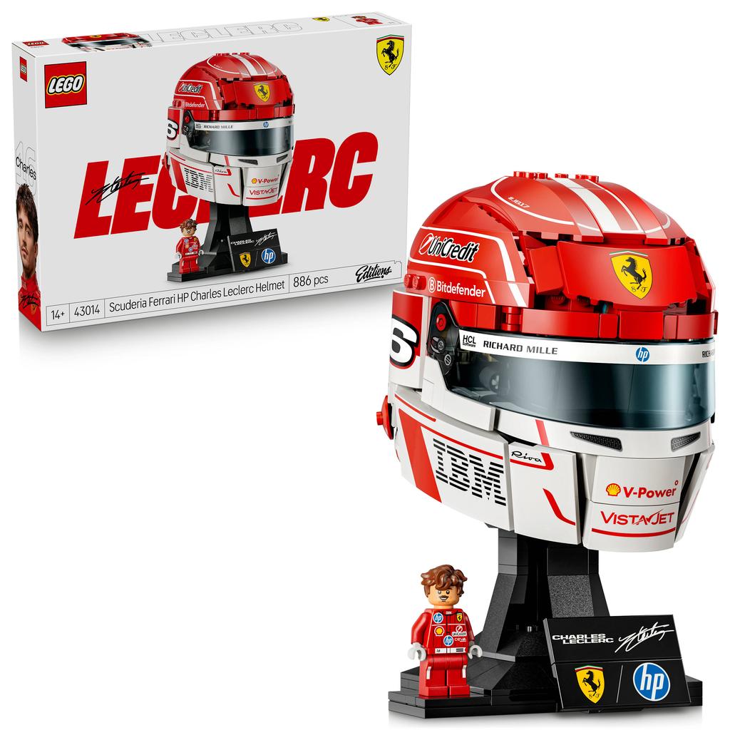 LEGO Editions Vehicles Scuderia Ferrari HP Helm van Charles Leclerc Set 43014