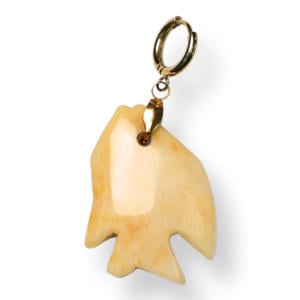 gold plated hanger Yellow Fish