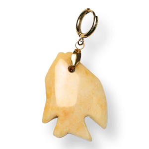 gold plated hanger Yellow Fish