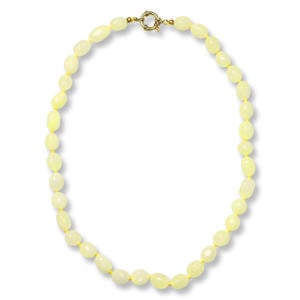 gold plated ketting Bobby lichtgeel