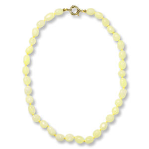 gold plated ketting Bobby lichtgeel