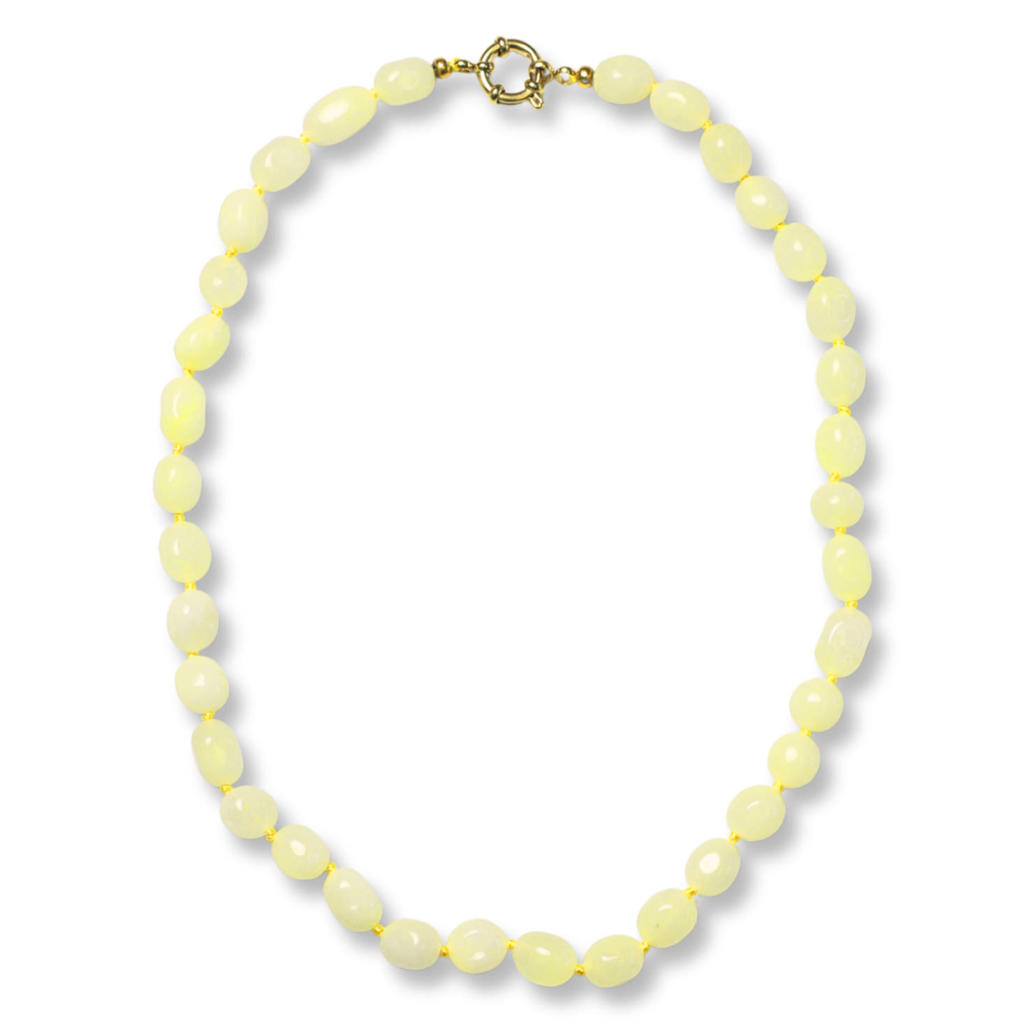 Bonnie Studios gold plated ketting Bobby lichtgeel