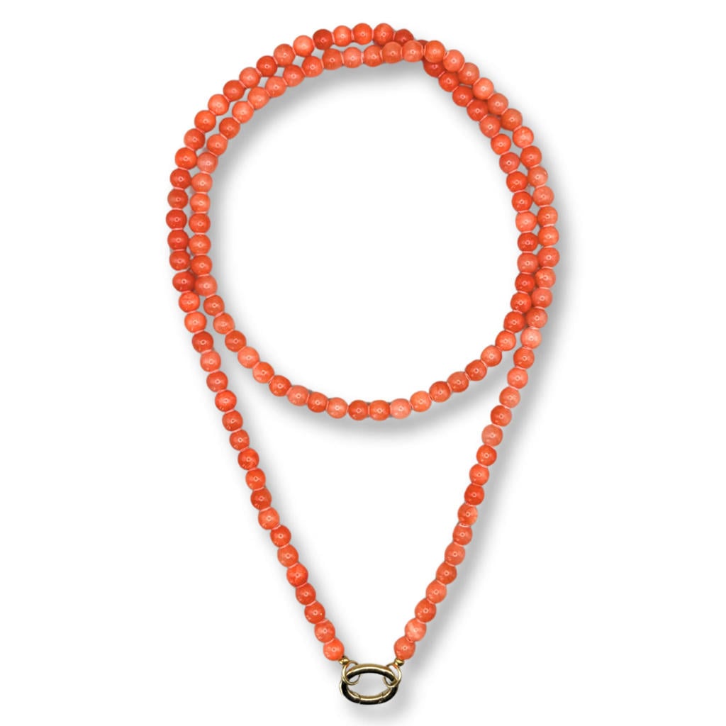 Bonnie Studios gold plated ketting Noah peach