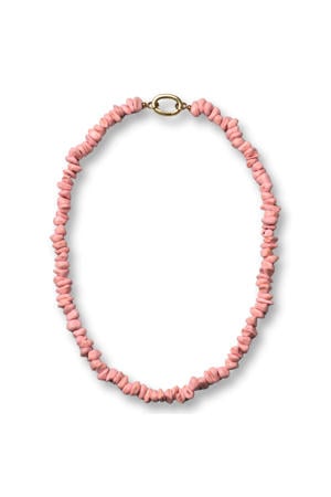 gold plated ketting Flint lichtroze