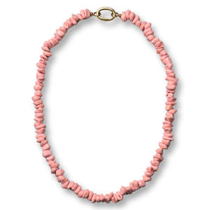 gold plated ketting Flint lichtroze