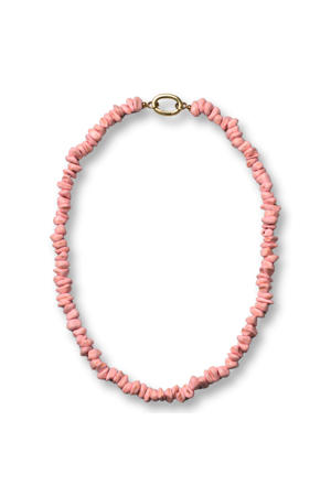 gold plated ketting Flint lichtroze