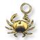 Bonnie Studios gold plated hanger Crab