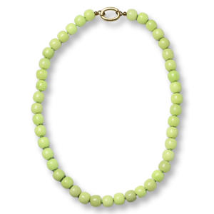 gold plated ketting William limegroen