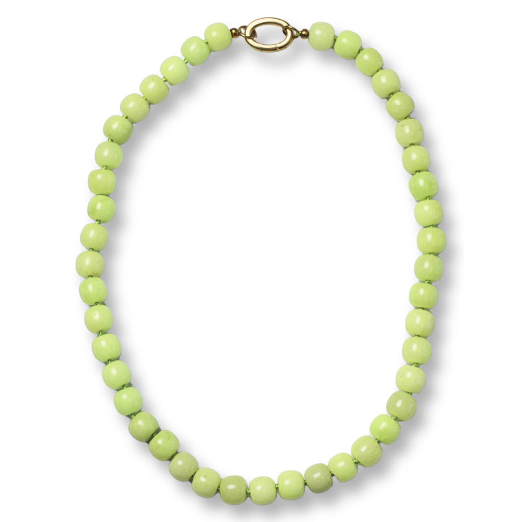 Bonnie Studios gold plated ketting William limegroen