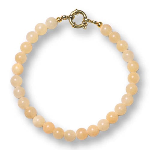Bonnie Studios armband Noah lichtgeel afbeelding