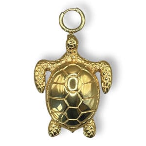gold plated hanger Turtle