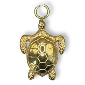gold plated hanger Turtle