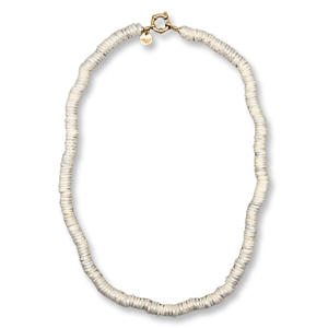 gold plated ketting Disco Pearl