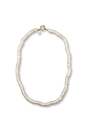 gold plated ketting Disco Pearl
