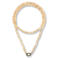 Bonnie Studios gold plated ketting Noah lichtgeel