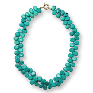 ketting Moos turquoise