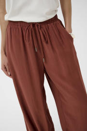 thumbnail: Kaffe wide leg regular waist broek koraalrood