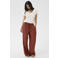 Kaffe wide leg regular waist broek koraalrood