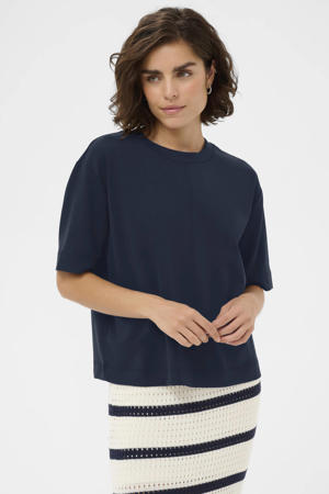 T-shirt donkerblauw