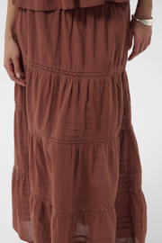 thumbnail: Kaffe maxi rok koraalrood