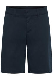 thumbnail: Kaffe slim high waist chino short donkerblauw